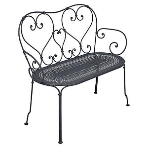 Banquette 1900 Fermob gris carbone