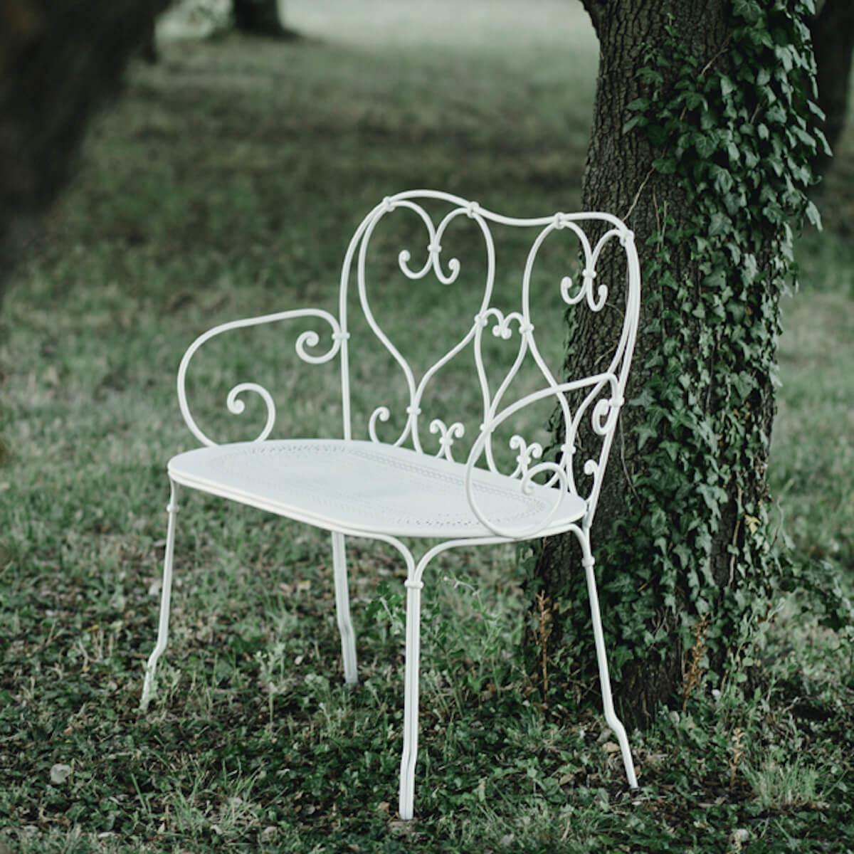 Banquette 1900 Fermob gris orage