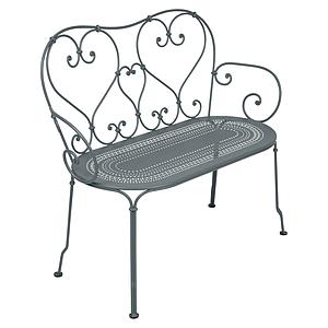 Banquette 1900 Fermob gris orage