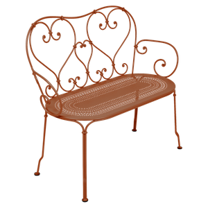 Banquette 1900 Fermob orange confite