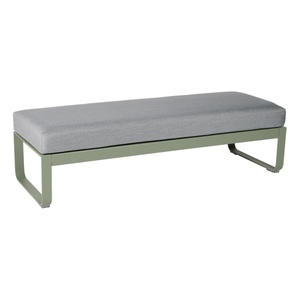 Banquette 2 places BELLEVIE Fermob cactus-taupe grisé 