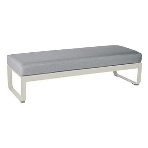 Banquette 2 places BELLEVIE Fermob gris argile-Gris flanelle