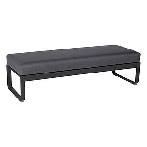 Banquette 2 places BELLEVIE Fermob gris carbone-Gris graphite