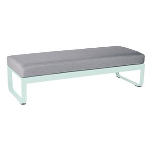 Banquette 2 places BELLEVIE Fermob menthe glaciale-Gris flanelle