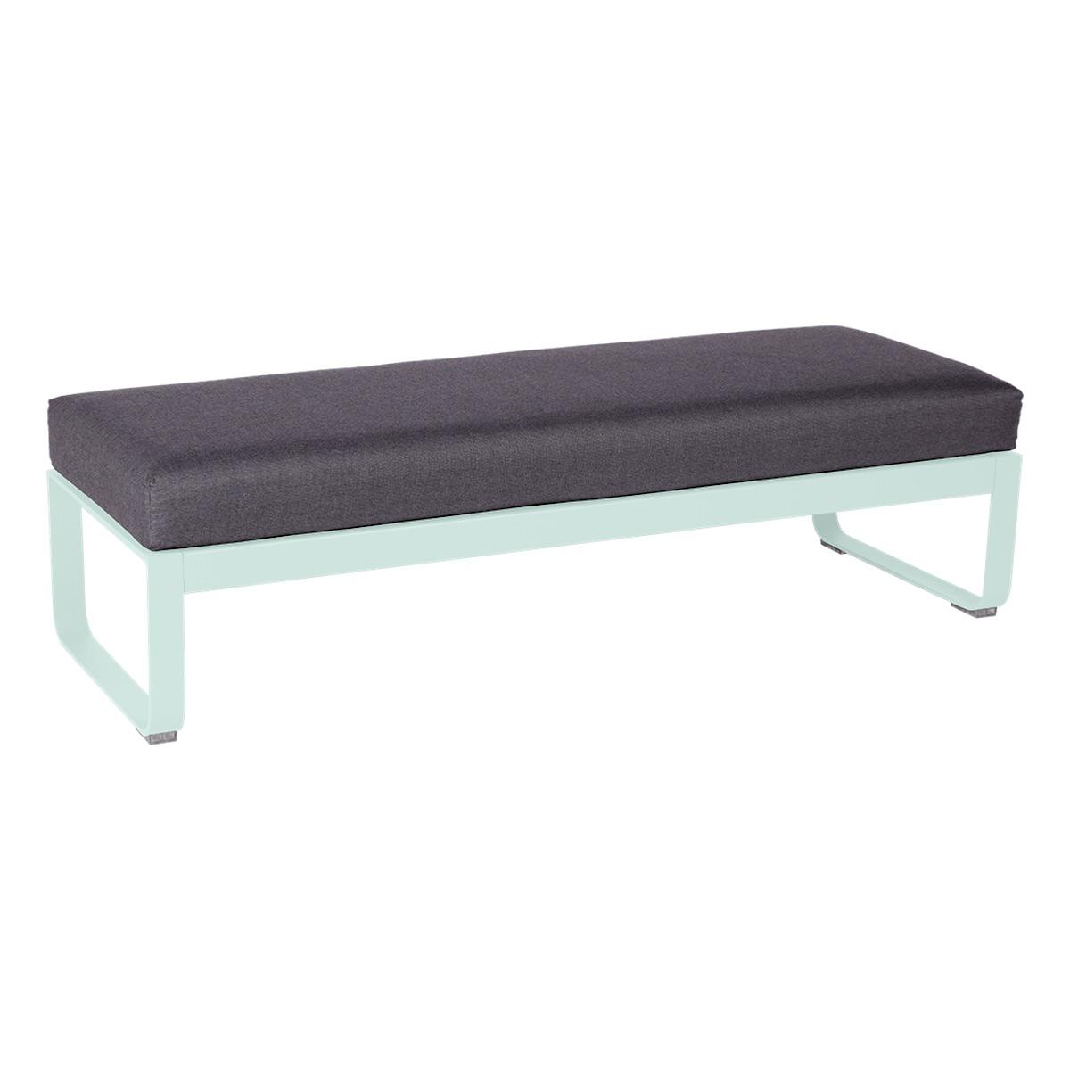 Banquette 2 places BELLEVIE Fermob menthe glaciale-Gris graphite