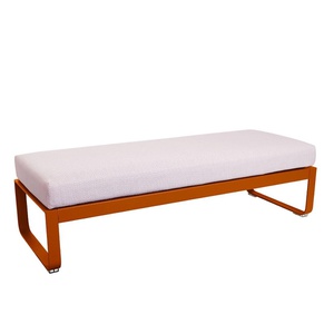 Banquette 2 places BELLEVIE Fermob orange confite-perle