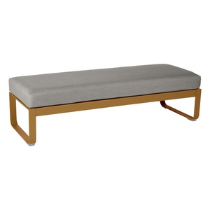 Banquette 2 places BELLEVIE Fermob pain d'épices-taupe grisé