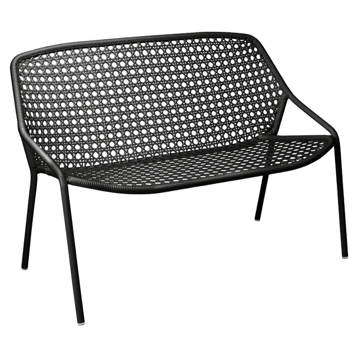 Banquette 2 places CROISETTE Fermob Reglisse
