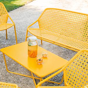 Banquette 2 places CROISETTE Fermob Reglisse