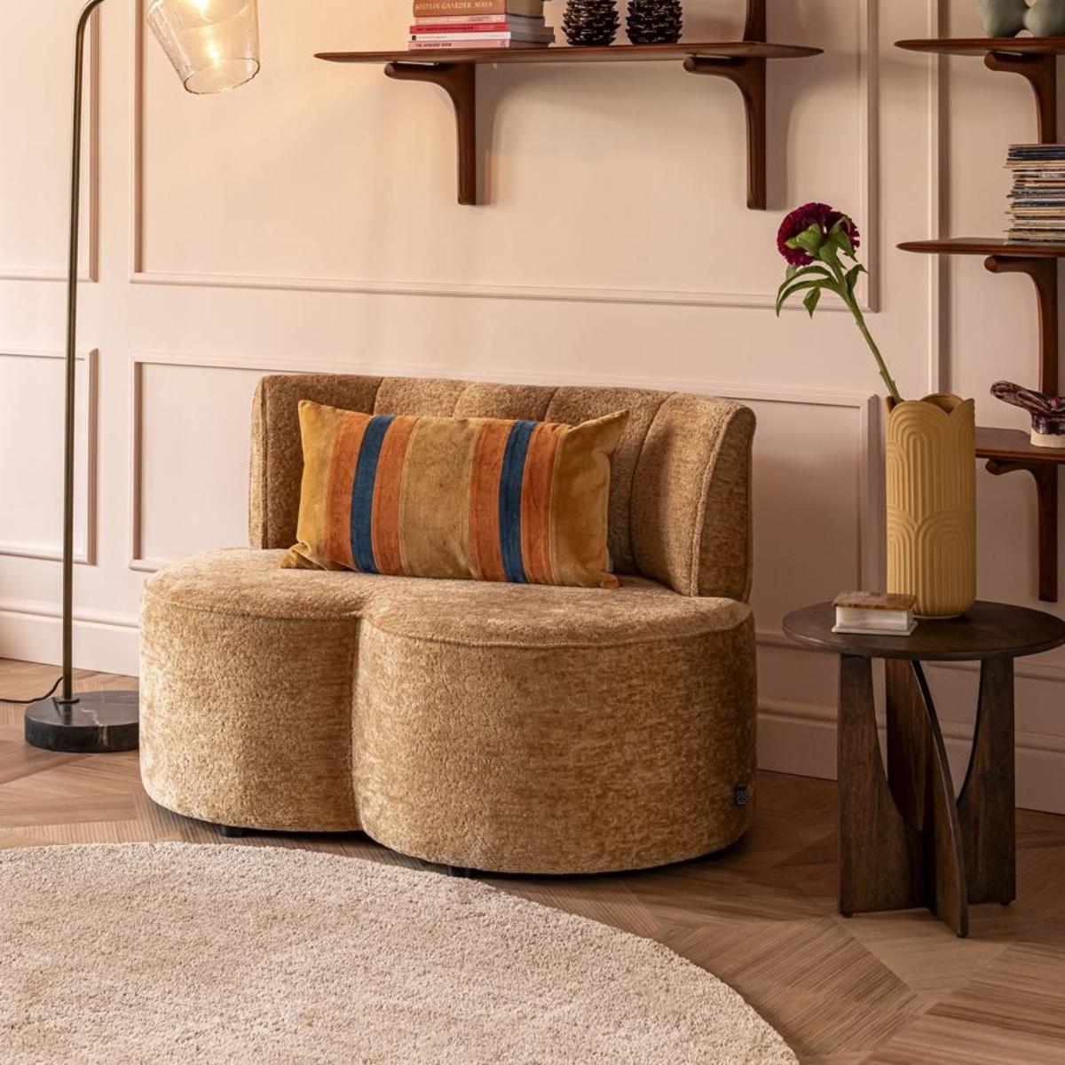 Banquette 2 places ROAN Coco Maison ocre