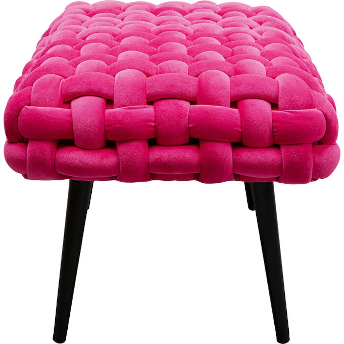 Banquette 66cm WEAVE Kare Design fuchsia