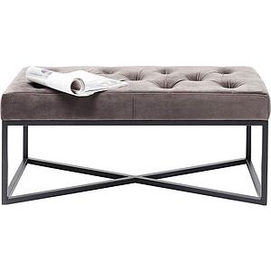 Banquette 90x40cm CROSSOVER Kare Design gris-noir