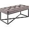 Banquette 90x40cm CROSSOVER Kare Design gris-noir