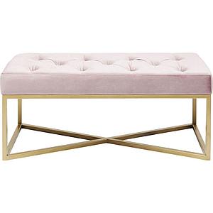 Banquette 90x40cm CROSSOVER Kare Design rose laiton