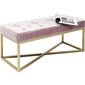 Banquette 90x40cm CROSSOVER Kare Design rose laiton