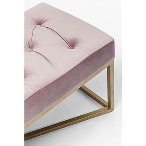 Banquette 90x40cm CROSSOVER Kare Design rose laiton