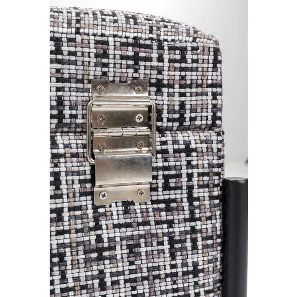 Banquette BUTTONS STORAGE Kare Design noir-blanc