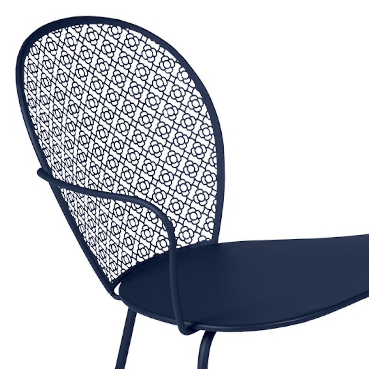 Banquette conversation LORETTE Fermob bleu abysse
