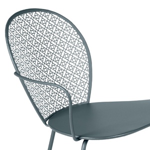 Banquette conversation LORETTE Fermob gris orage