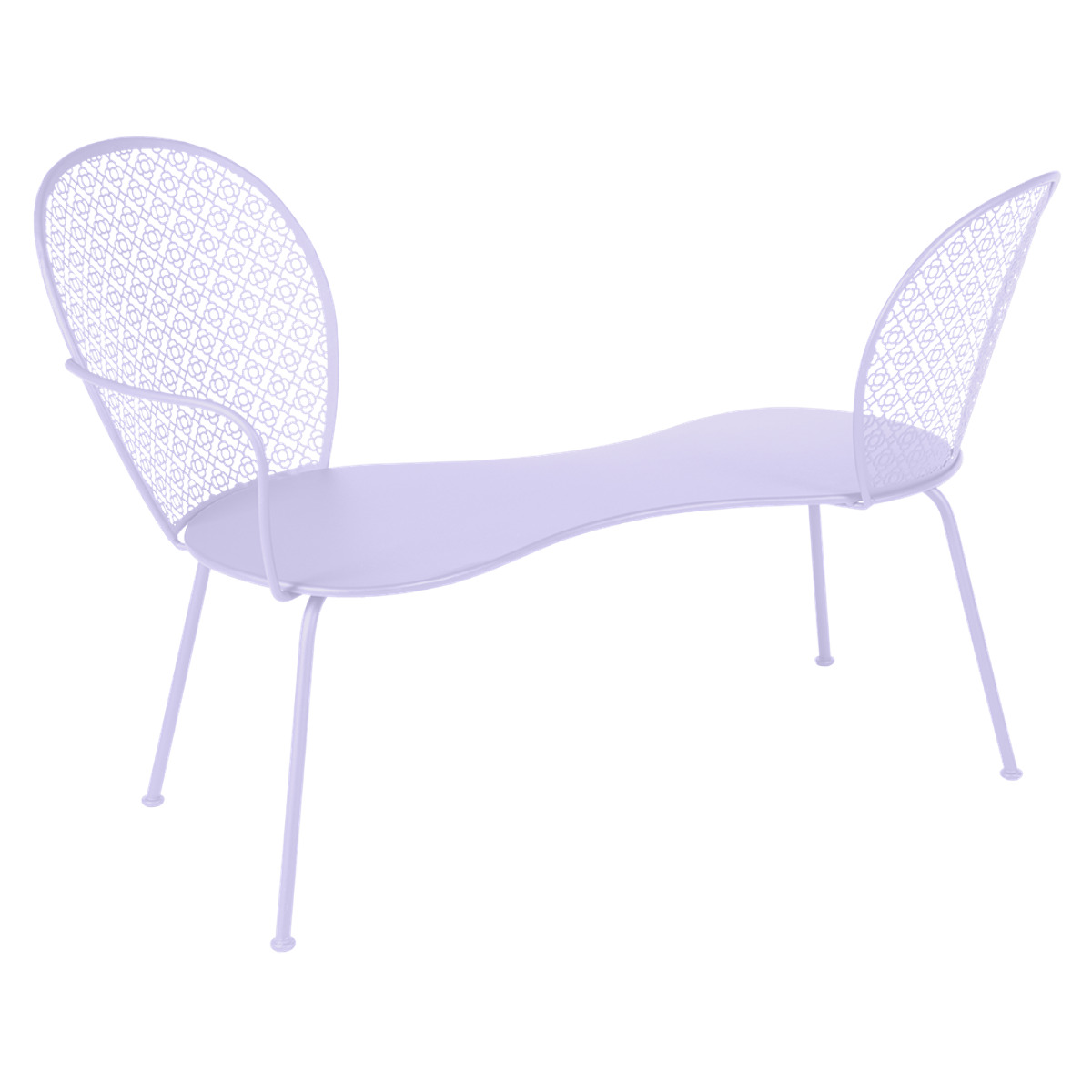 Banquette conversation LORETTE Fermob guimauve