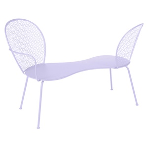 Banquette conversation LORETTE Fermob guimauve