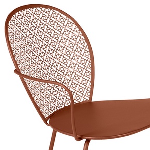 Banquette conversation LORETTE Fermob rouge ocre