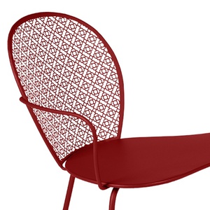 Banquette conversation LORETTE Fermob rouge piment