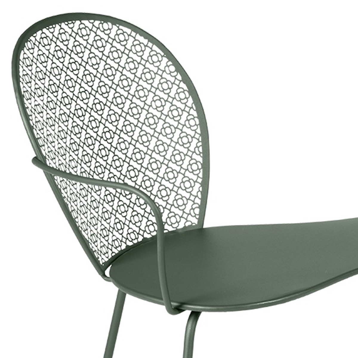 Banquette conversation LORETTE Fermob vert romarin