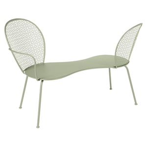 Banquette conversation LORETTE Fermob vert tilleul