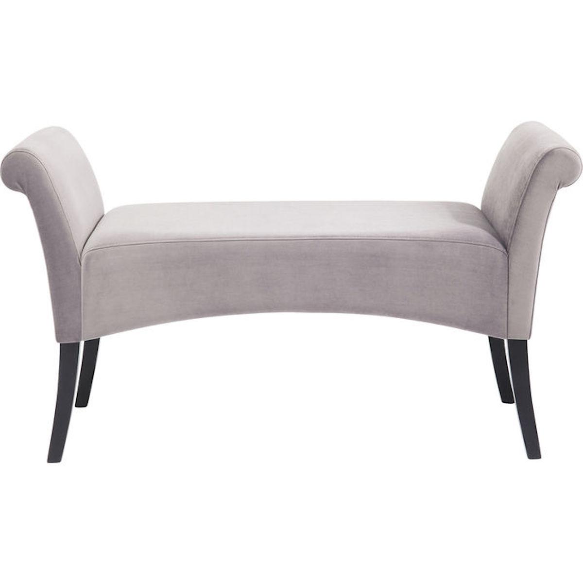 Banquette Motley Kare Design Velvet Silvergrey