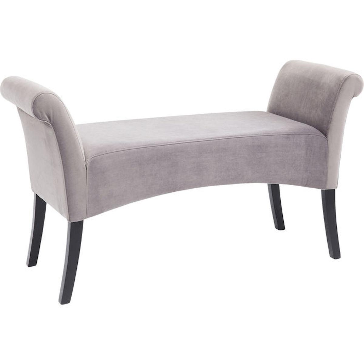 Banquette Motley Kare Design Velvet Silvergrey