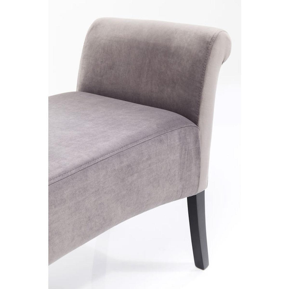 Banquette Motley Kare Design Velvet Silvergrey
