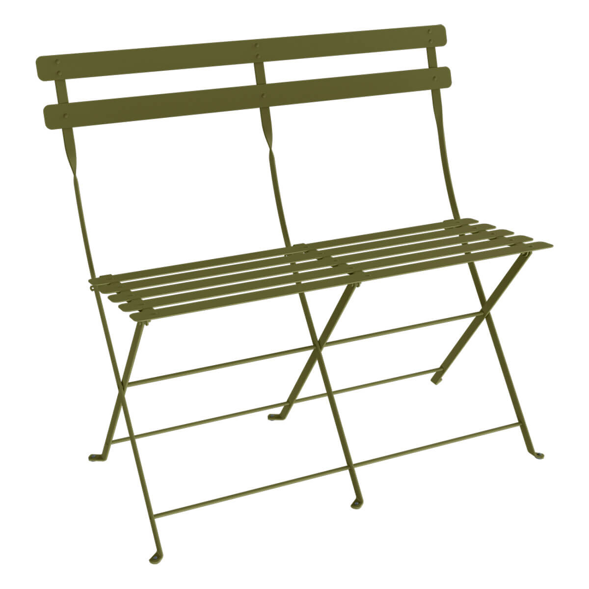 Banquette pliante BISTRO Fermob vert pesto