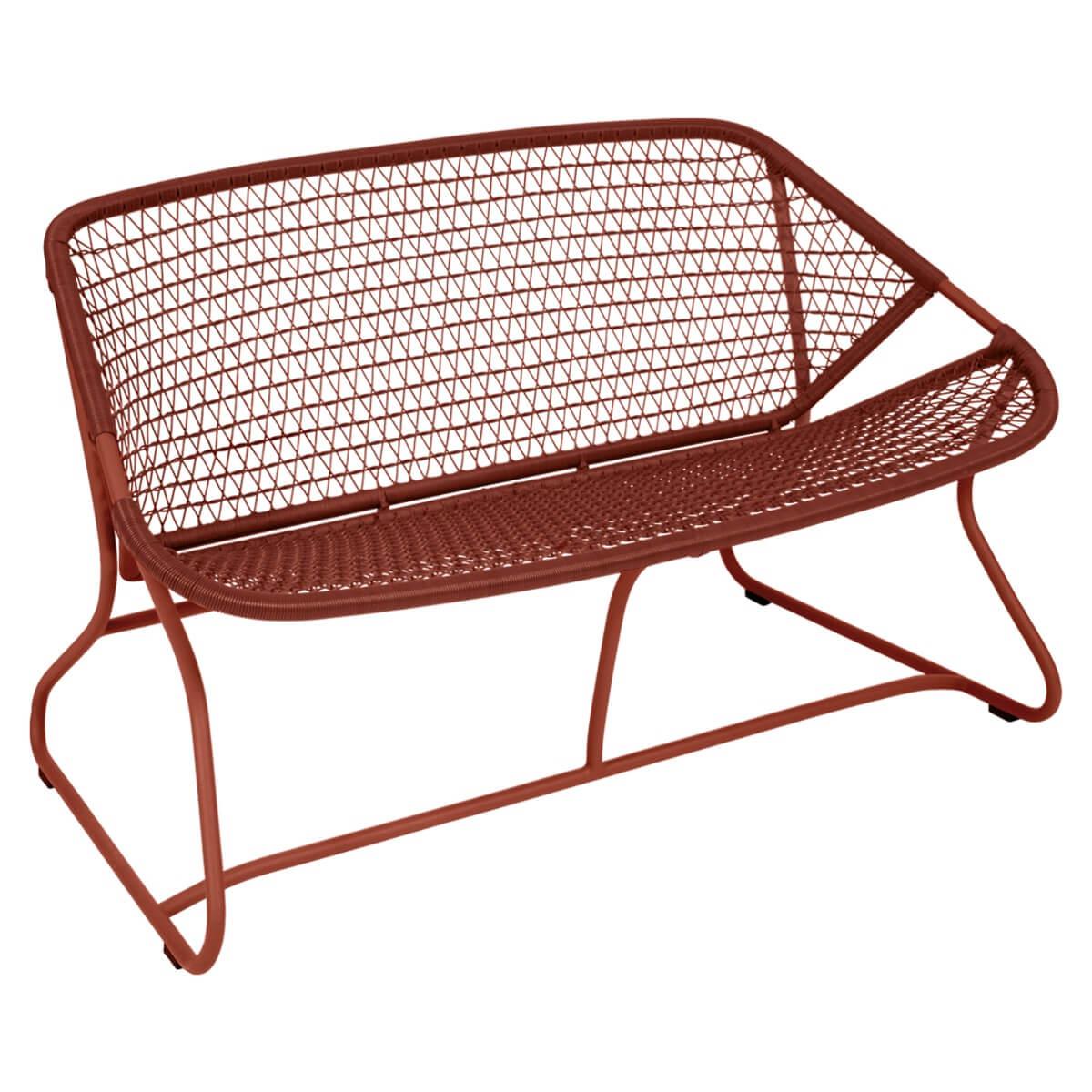 Banquette SIXTIES Fermob rouge ocre