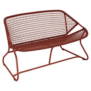 Banquette SIXTIES Fermob rouge ocre