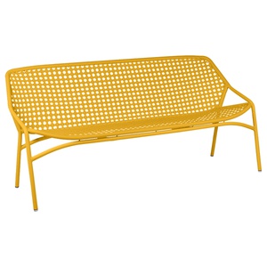 Banquette XL 3 places CROISETTE Fermob miel NEW