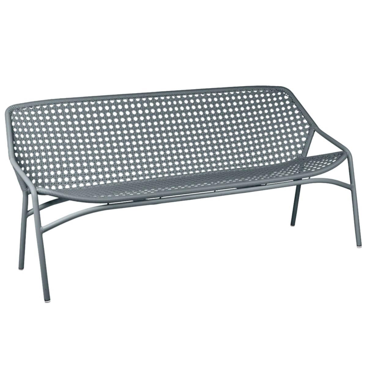 Banquette XL CROISETTE Fermob gris orage