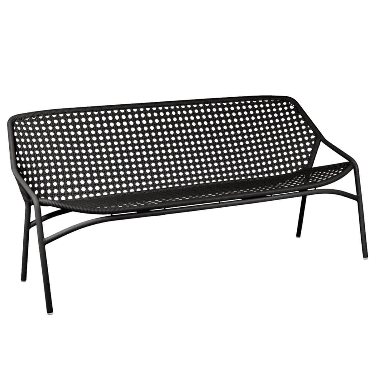 Banquette XL CROISETTE Fermob réglisse