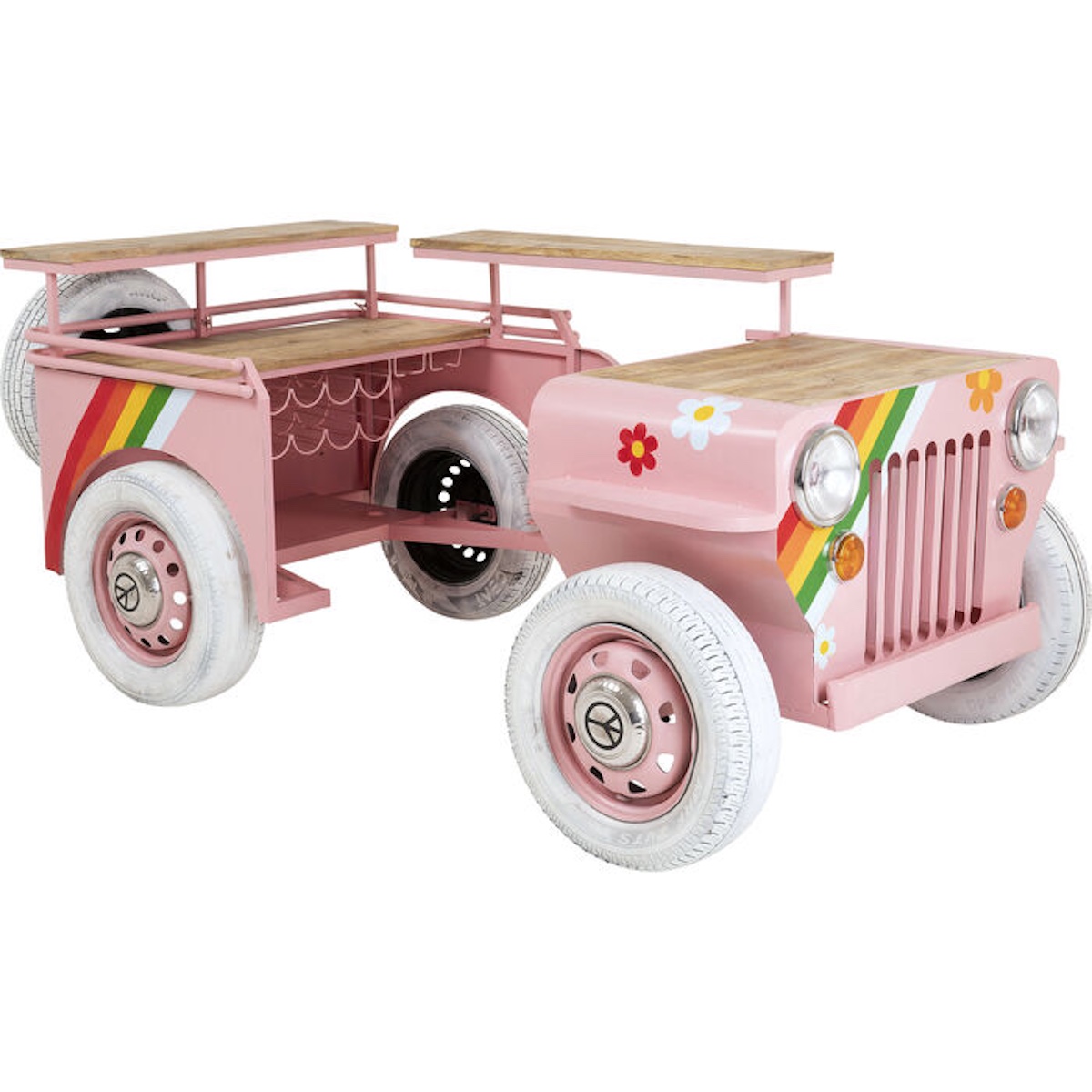 Bar Car 241cm FLOWER POWER Kare Design