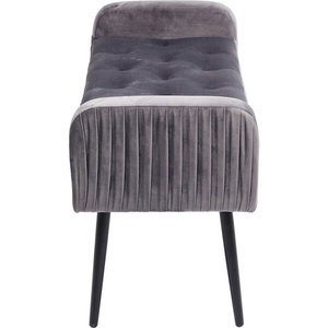 Bench Lofty Grey Black Kare Design
