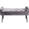 Bench Lofty Grey Black Kare Design