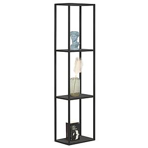 Bibliothèque 180cm 3 niches ELEMENTS Xooon onyx