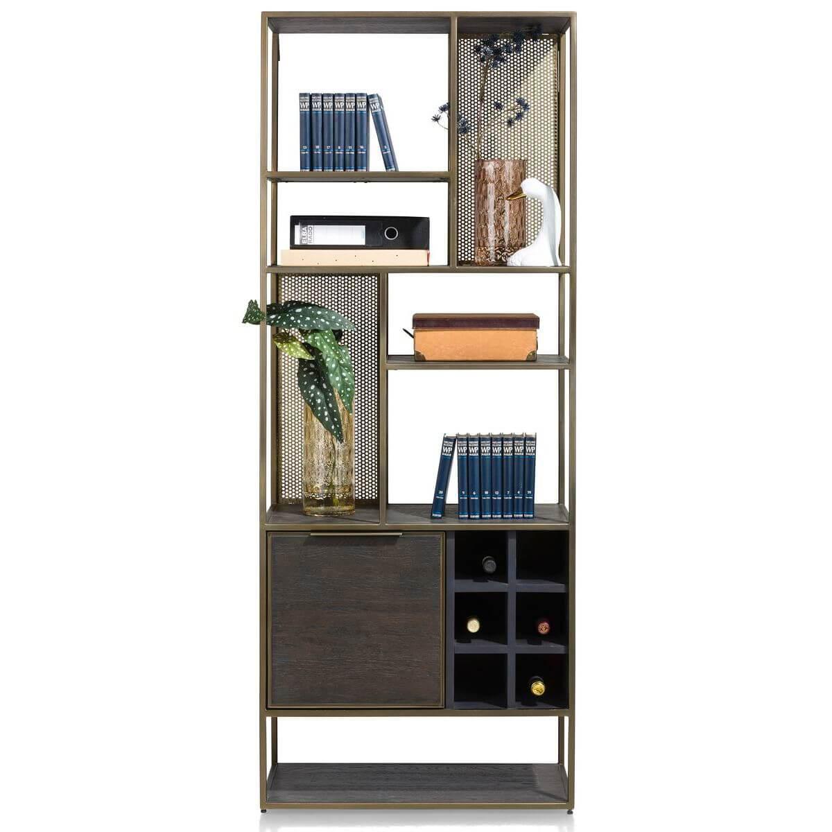 Bibliothèque 70cm CITY Henders & Hazel castle anthracite