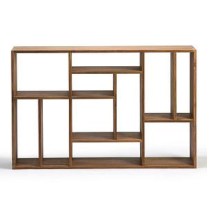 Bibliothèque M RACK Ethnicraft bas teak