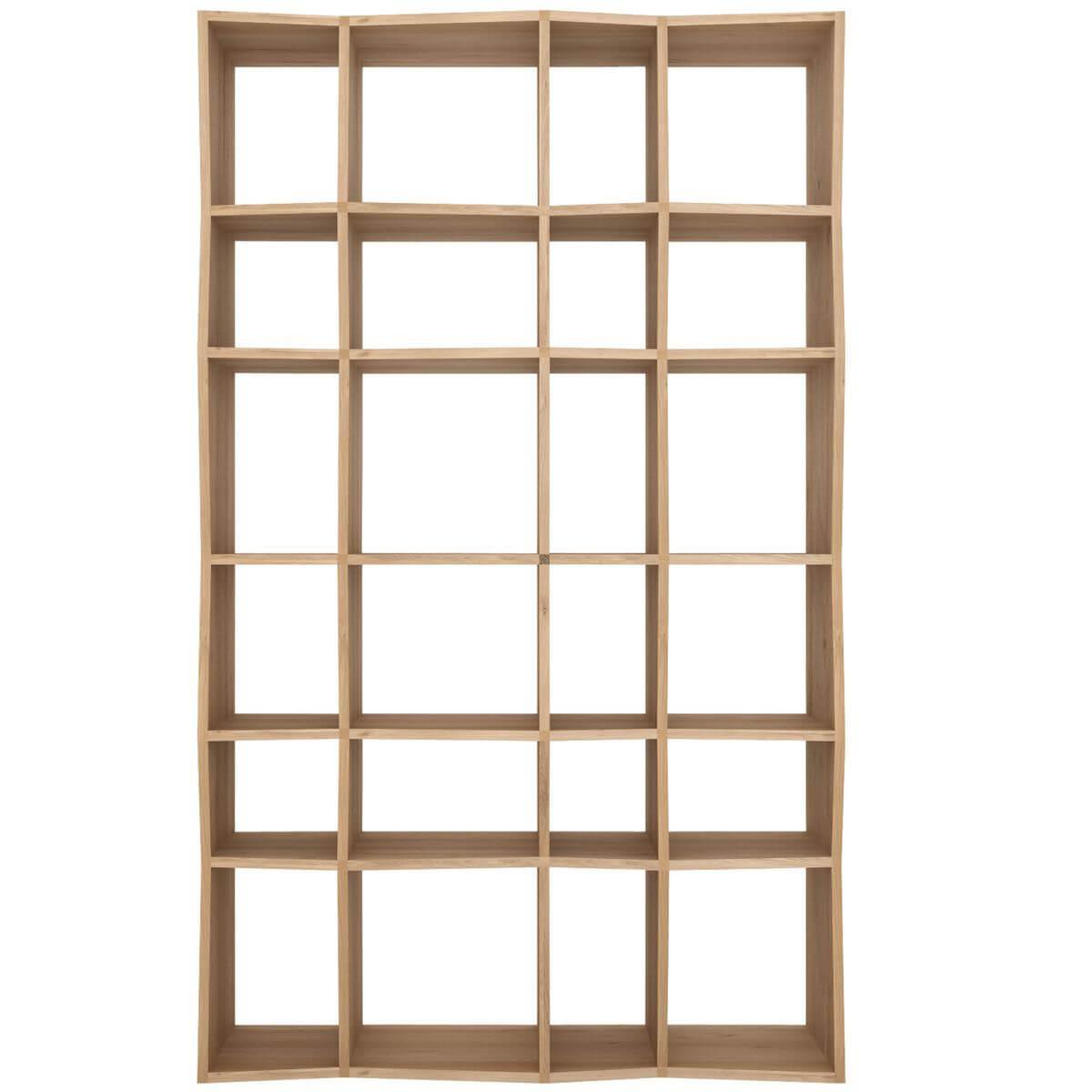 Bibliothèque Z Ethnicraft large chêne