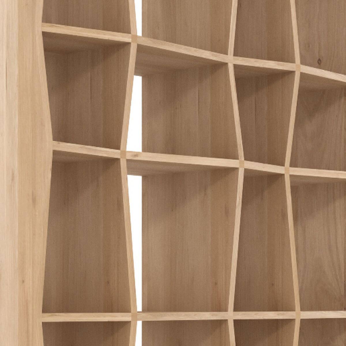 Bibliothèque Z Ethnicraft large chêne