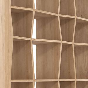 Bibliothèque Z Ethnicraft large chêne