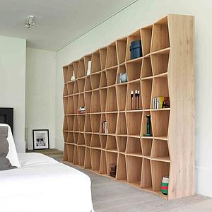 Bibliothèque Z Ethnicraft large chêne