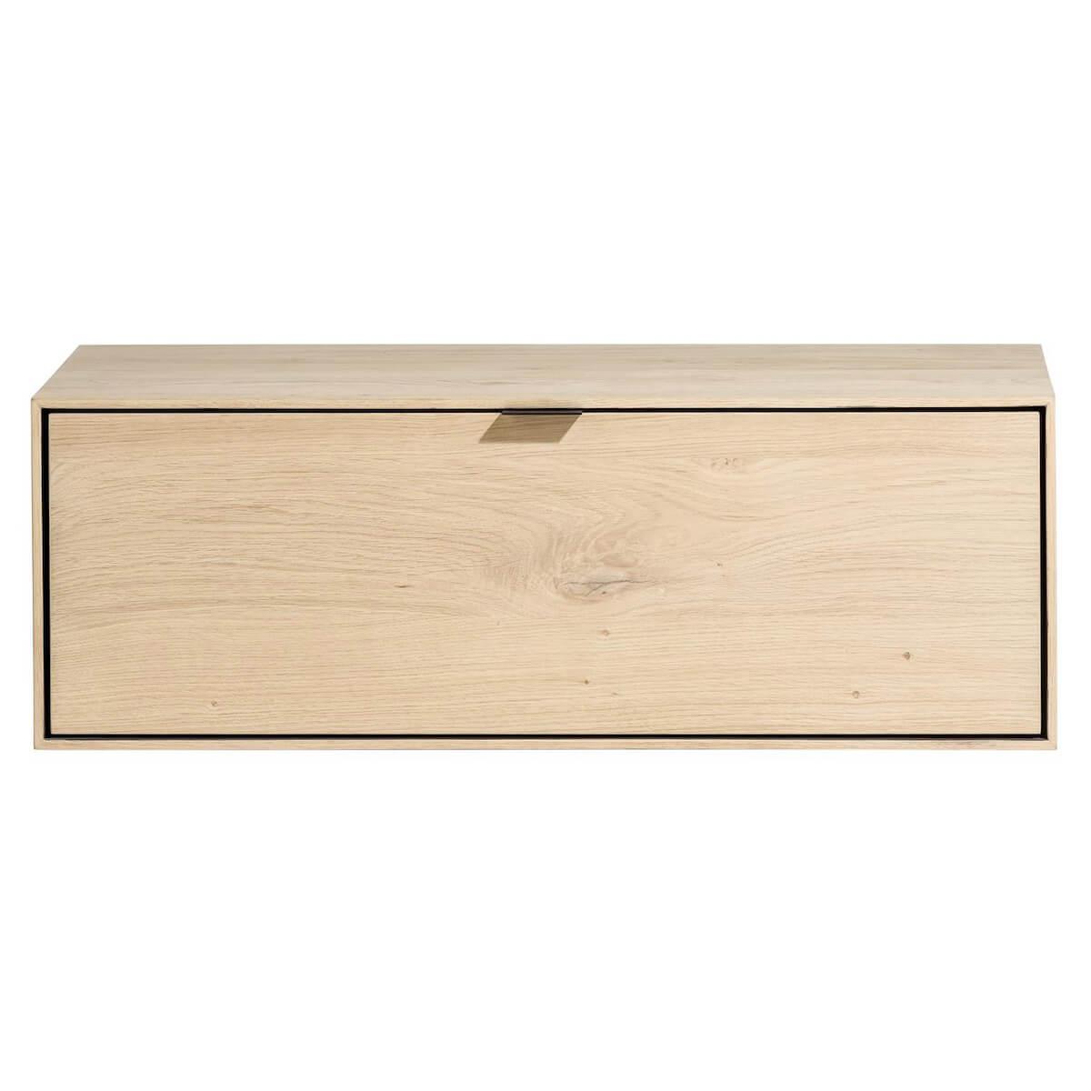 Box 30x90cm 1 porte rabattante ELEMENTS Xooon natural