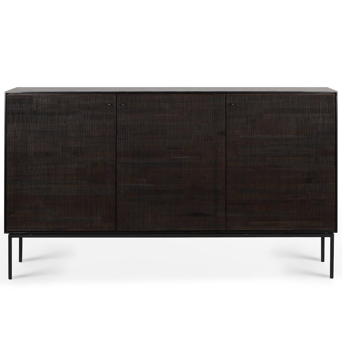 Buffet 152cm GROOVES Ethnicraft teck noir